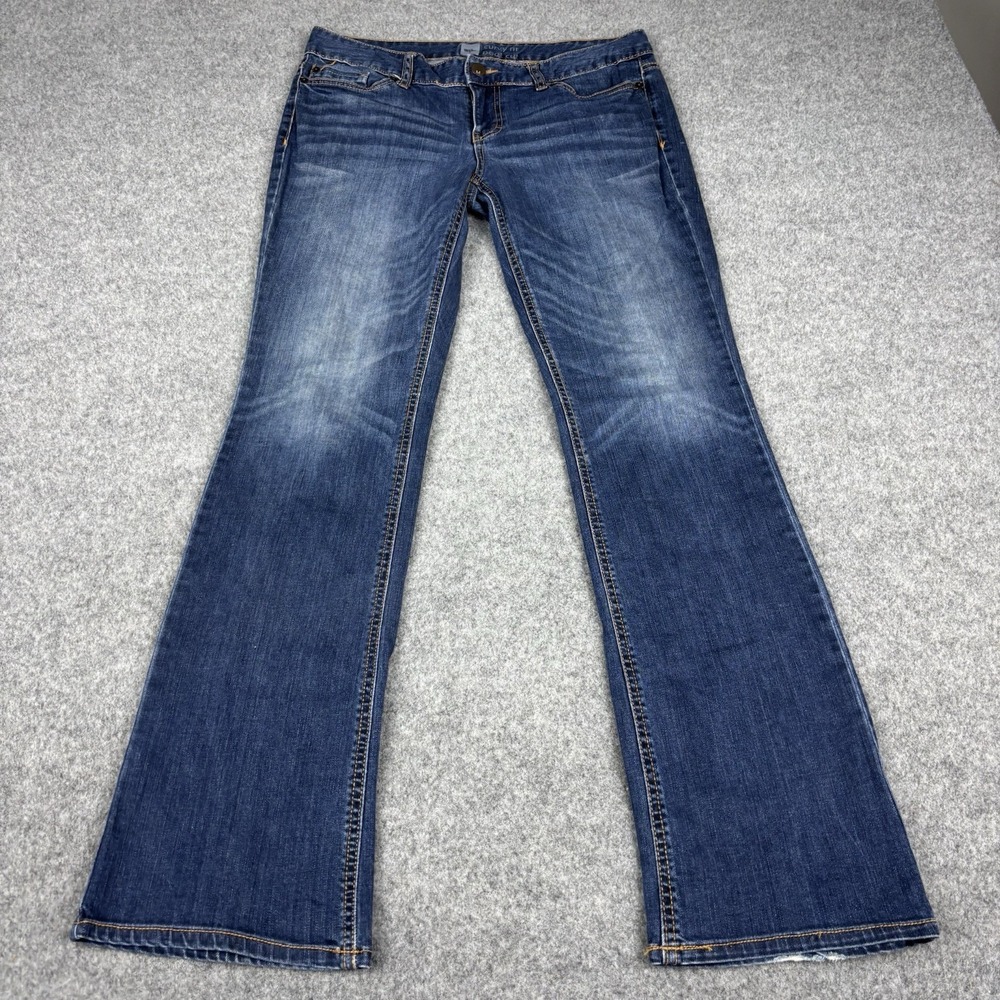 Mossimo Bootcut Jeans Women's 10 Curvy Fit Medium Wash Blue Denim Casual Stretch